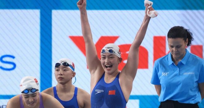 中国泳军多哈世锦赛大放异彩：女子4X20