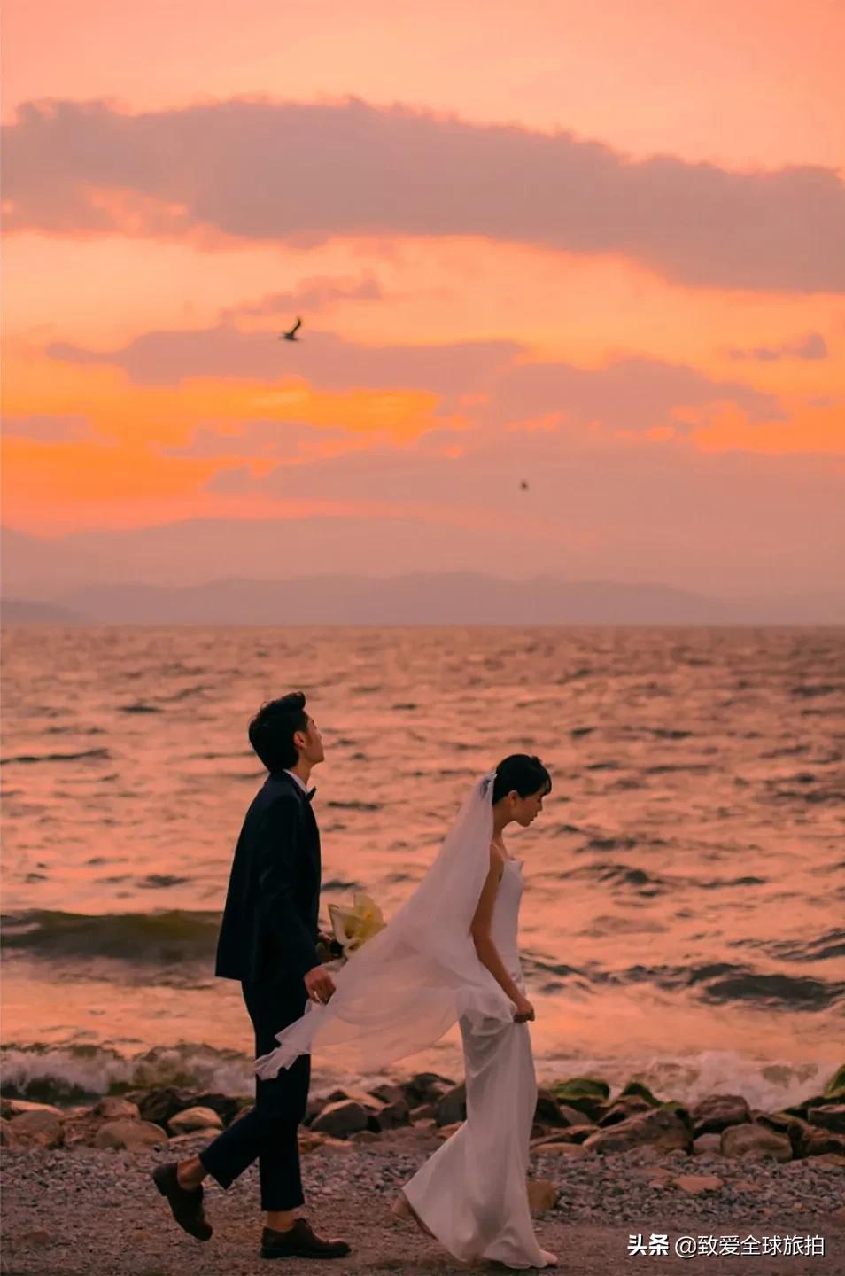 飘移婚纱照外景_婚纱照飘纱_婚纱外景照飘移图片